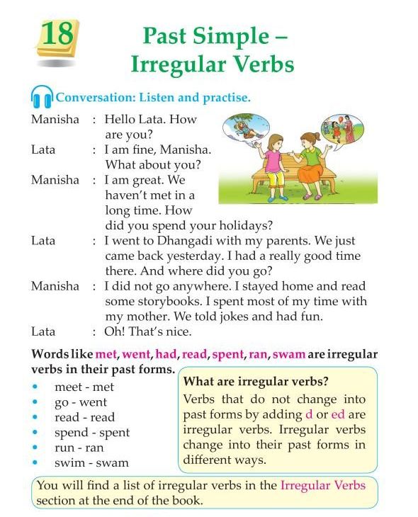 3rd Grade Grammar Past Simple Irregular Verbs