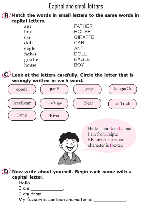 Grade 1 Grammar Lesson 1 The alphabet - Capital and small letters (1)