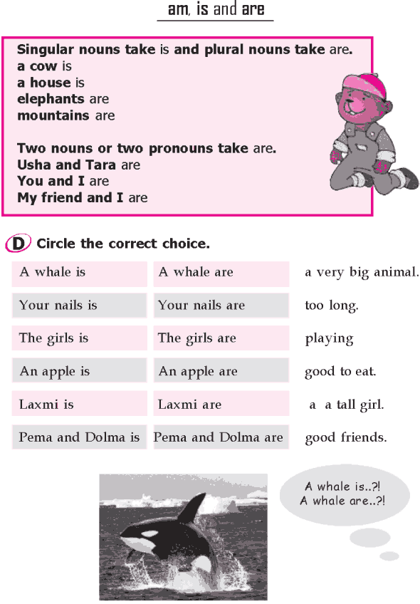 Grade 1 Grammar Lesson 14 Verbs - am, is and are (4)