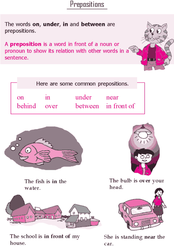 Grade 1 Grammar Lesson 16 Prepositions (1)