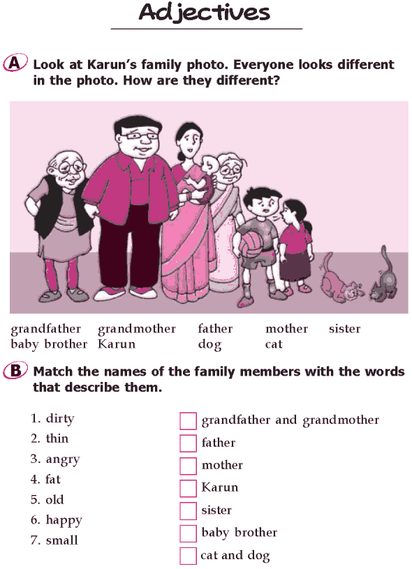 Grade 1 Grammar Lesson 7 Adjectives