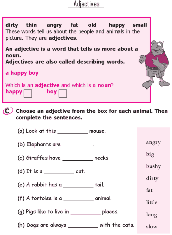 Grade 1 Grammar Lesson 7 Adjectives (1)