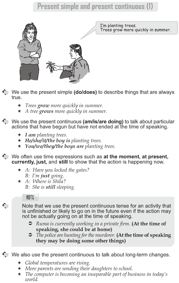 Grade 10 Grammar Lesson 1 Present simple and present continuous (1)