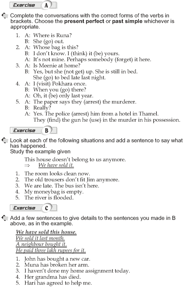 Grade 10 Grammar Lesson 3 Present perfect and past simple (2)