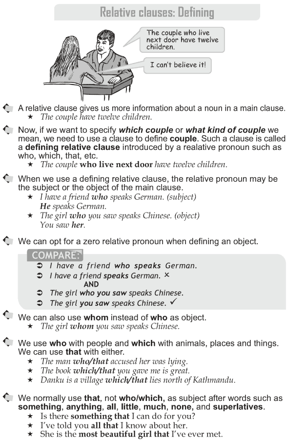 Grade 10 Grammar Lesson 30 Relative clauses Defining (1)