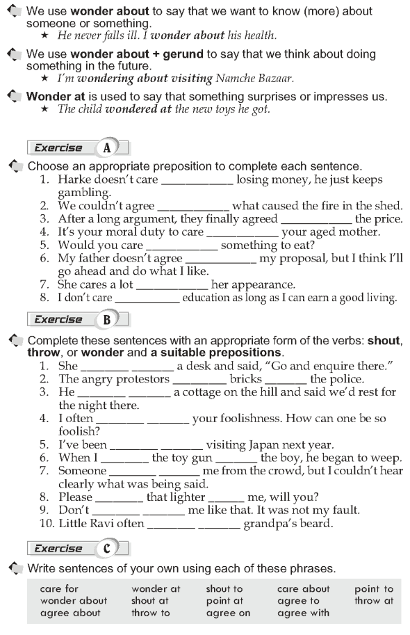 Grade 10 Grammar Lesson 45 Prepositions after verbs (4)