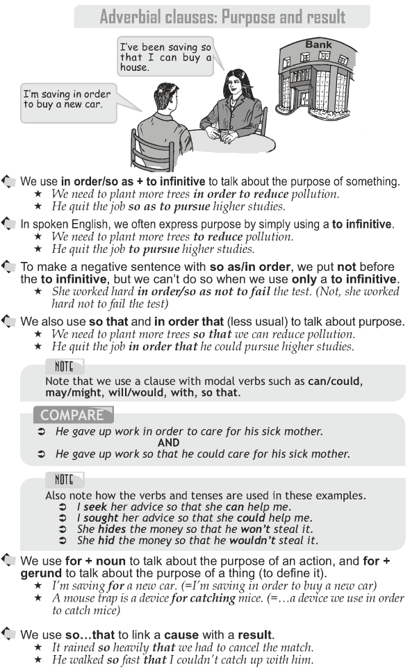Grade 10 Grammar Lesson 47 Adverbial clauses: Purpose and result