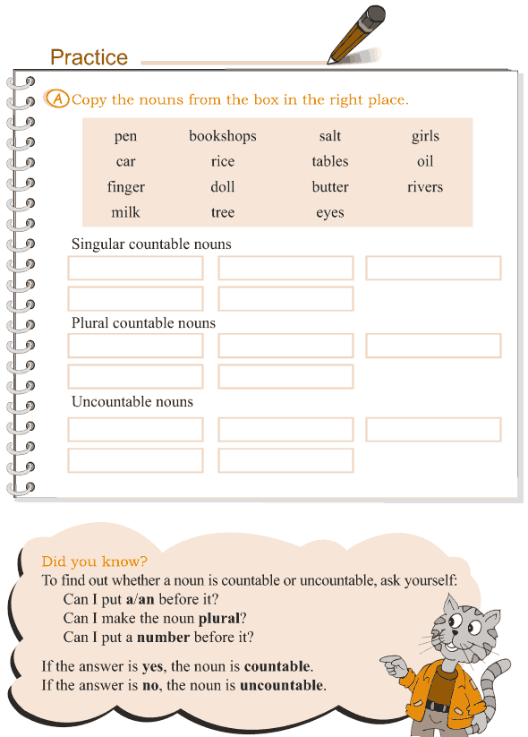 Grade 3 Grammar Lesson 3 Nouns - countable and uncountable (3)
