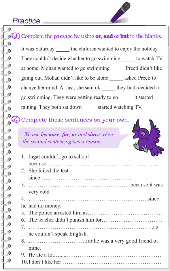 Grade 4 Grammar Lesson 13 Conjunctions (3)