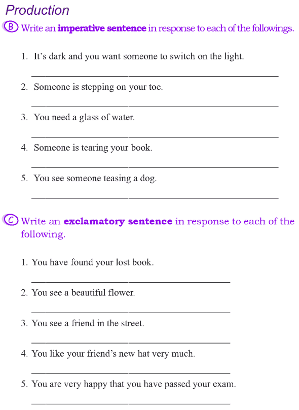 Grade 4 Grammar Lesson 3 Types of sentence (4)