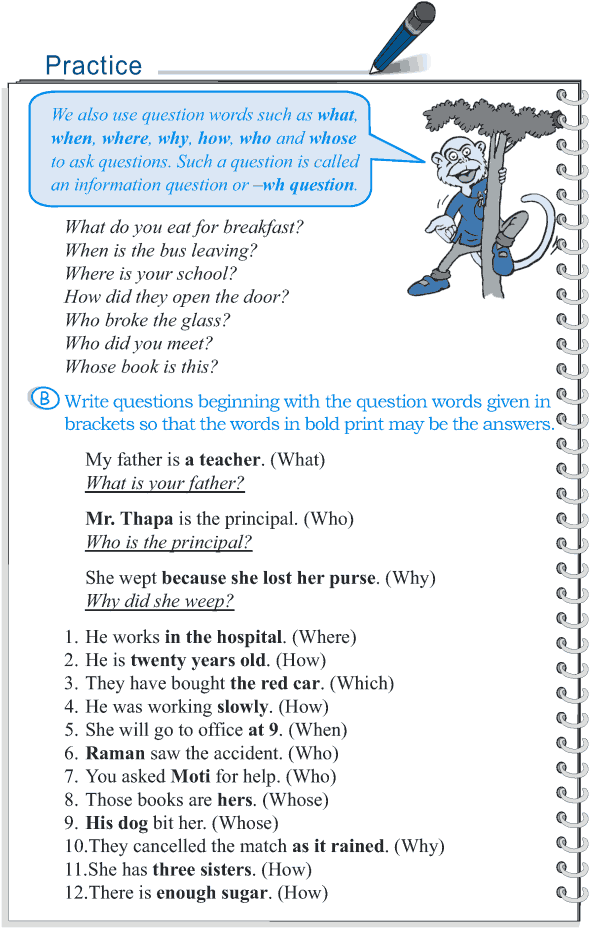Grammar Grade 5 Grammar Lesson 13 Questions