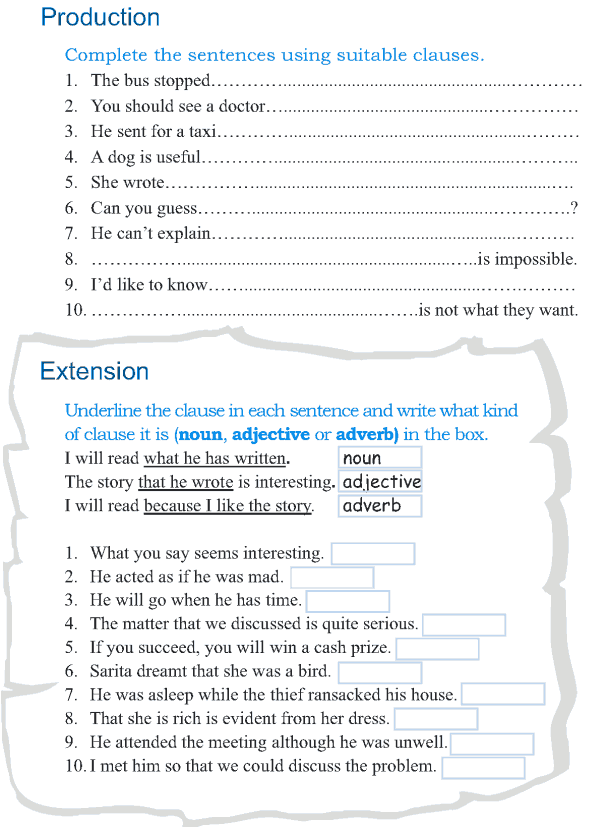 Grade 5 Grammar Lesson 5 Clauses (7)