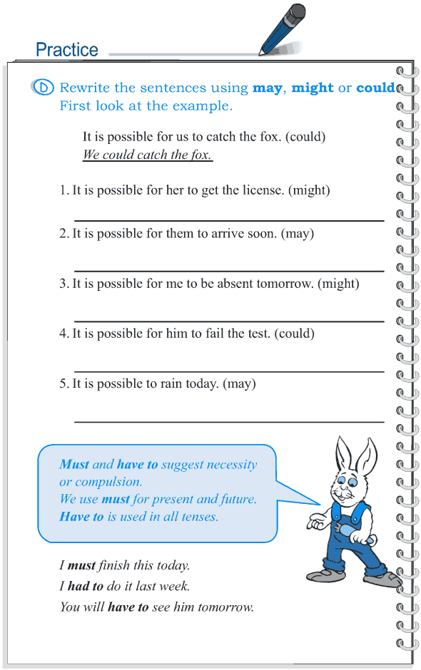 Grade 5 Grammar Lesson 7 Modal verbs (6)