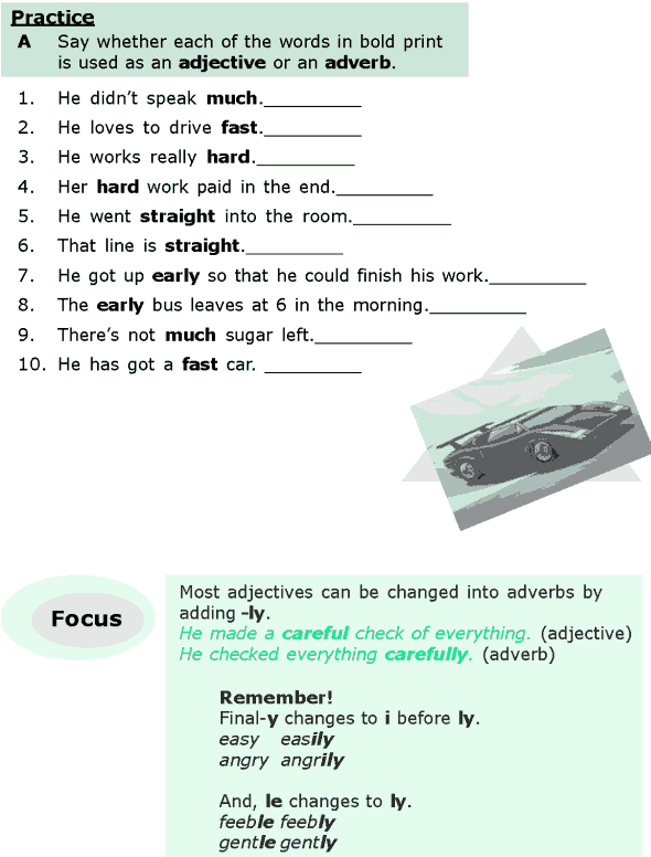 Grade 6 Grammar Lesson 15 Adjectives and adverbs (1)
