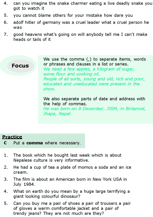 Grade 6 Grammar Lesson 17 Capitalization and punctuations (2)