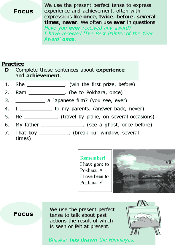 Grade 6 Grammar Lesson 2 The present perfect and the present perfect continuous (3)