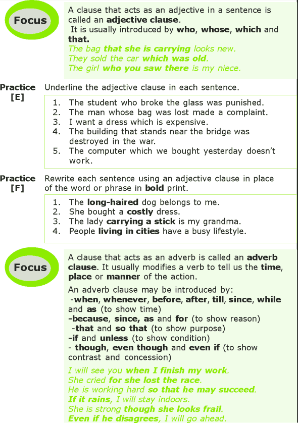 Grade 7 Grammar Lesson 11 The phrase and the clause (3)