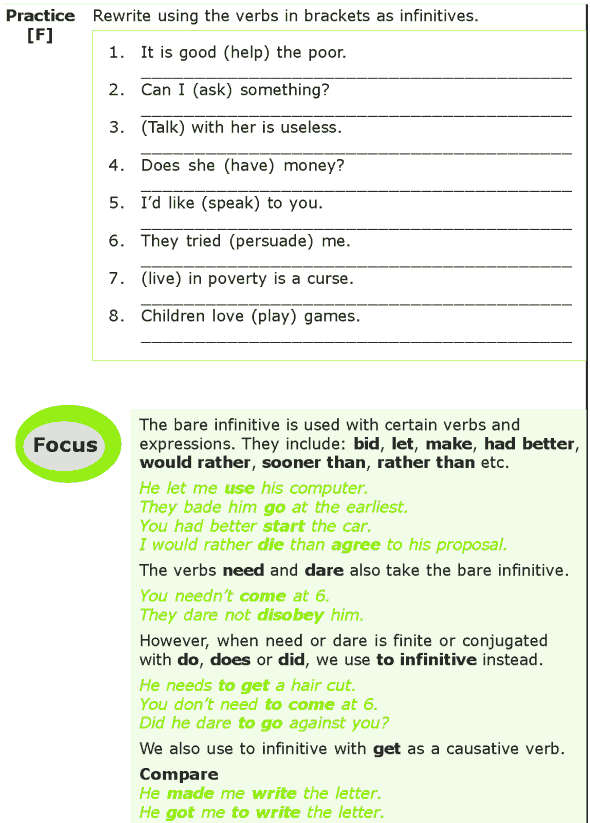 Grade 7 Grammar Lesson 4 Verbs non-finite forms (4)