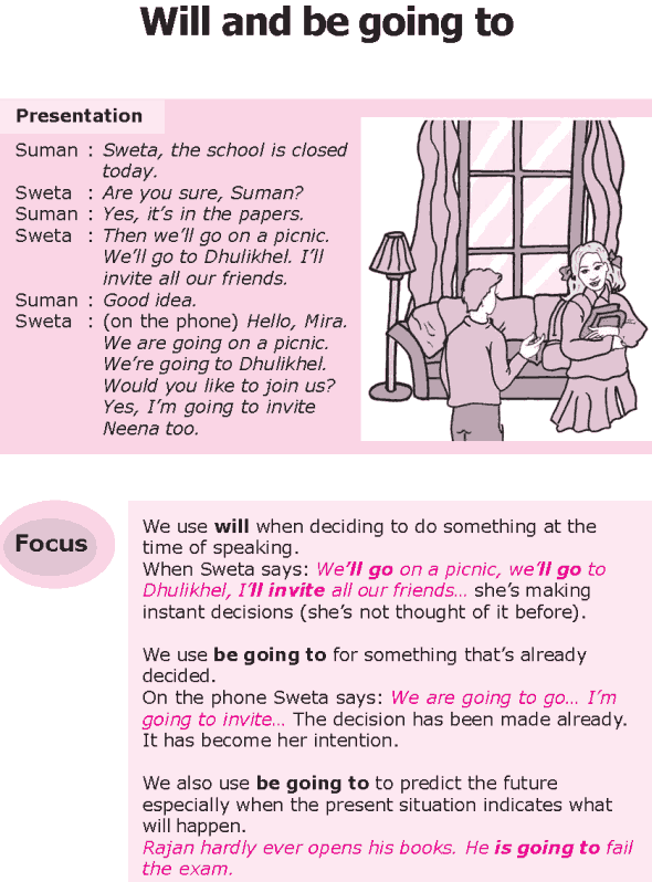 Grade 8 Grammar Lesson 14 Will and be going to