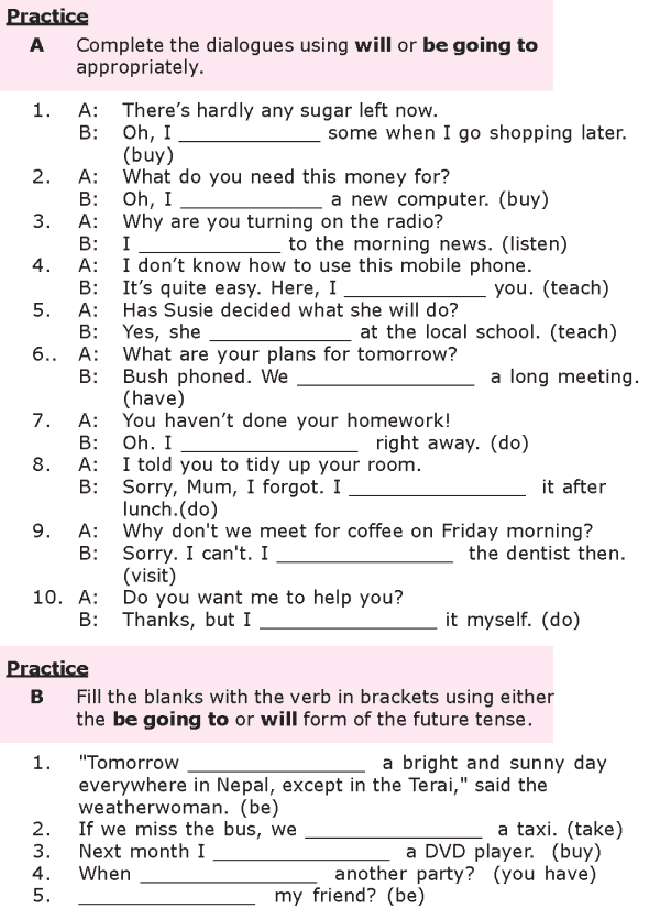 Grade 8 Grammar Lesson 14 Will and be going to (1)