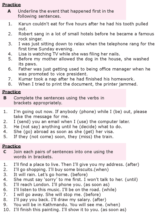 Grade 8 Grammar Lesson 17 Time clauses (1)
