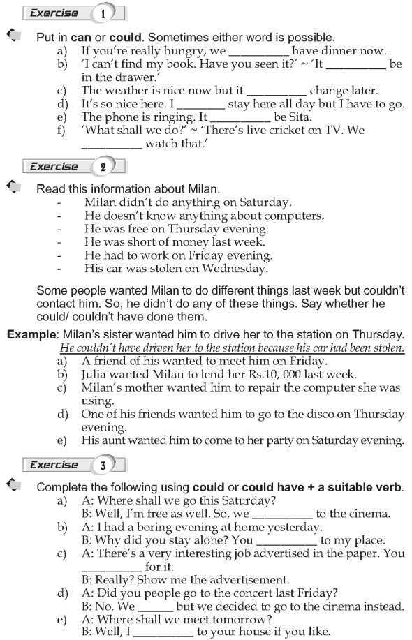 Grade 9 Grammar Lesson 21 Could and could have (2)