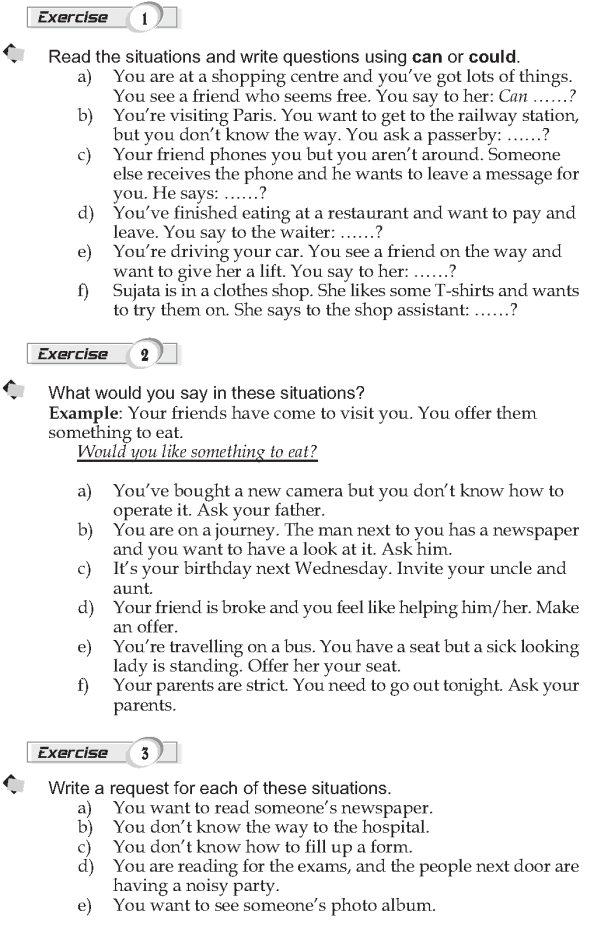 Grade 9 Grammar Lesson 27 Can could would you... (2)