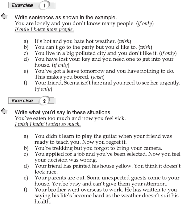 Grade 9 Grammar Lesson 31 Wish and if only (2)
