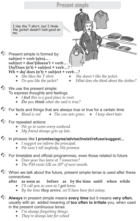 Grade 9 Grammar Lesson 5 Present simple (1)